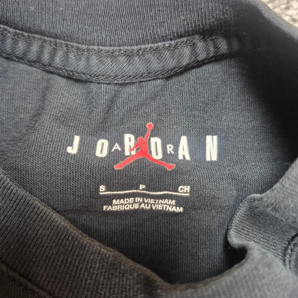 Jordan T-Shirt Mens Small Black Anti-Gravity Machines Air‎ Jordan 1 Jumpman